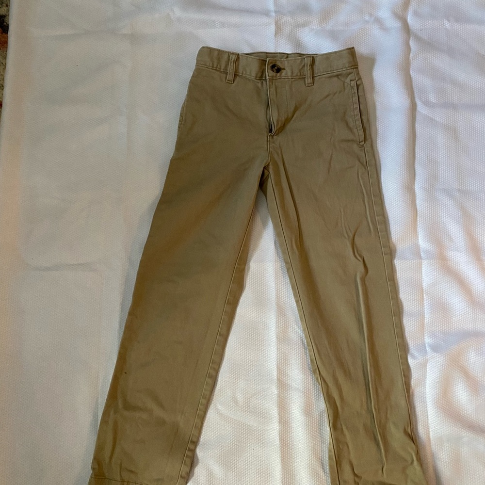 Boys Khaki pants. Size 12 Wonder nation. Adjustable waist.